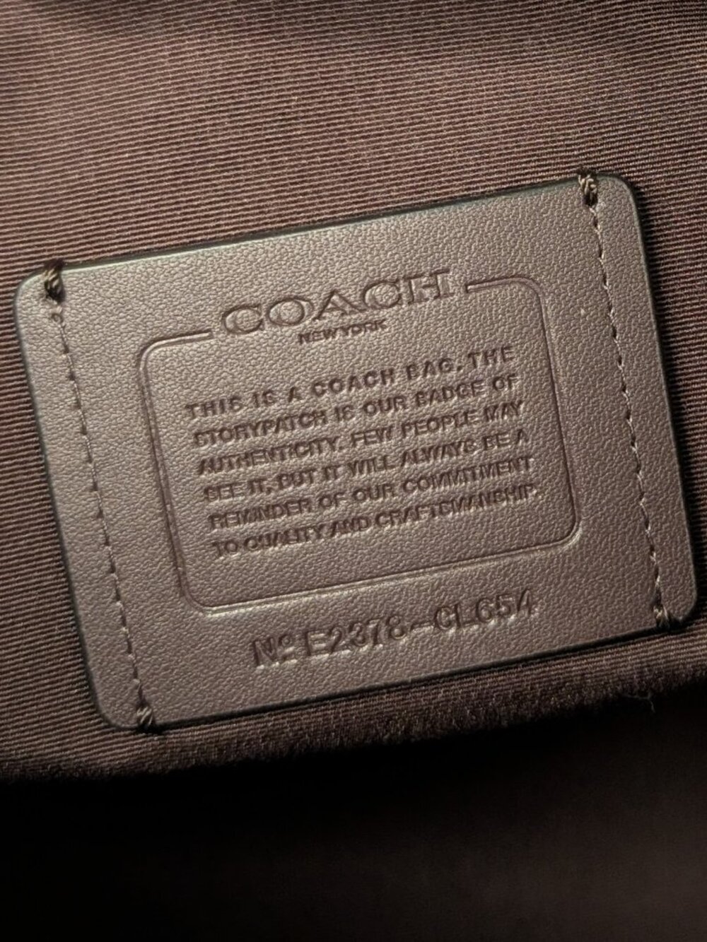 Coach Nina Tote Black Croc Embossed Leather Triple Compartment Bag CL654 - Picture 12 of 12
